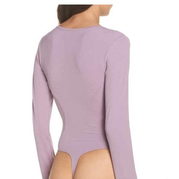 Free People Lavender Bodysuit. L - Picture 3 of 8
